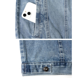 Nouvelle arrivée : Gilet en jean sans manches décontracté pour homme, 100 % coton, couleur unie, respirant et à prix abordable, best-seller - Product Image 3