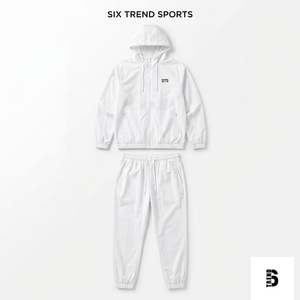Ensemble de survêtement coupe-vent à capuche pour homme Six Trend Sports, bleu, tricoté, respirant, séchage rapide, vêtements de sport d'hiver - Product Image 3