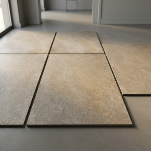 Losas de Porcelana para Exteriores de 2 cm de Grosor, 60x60 cm, Baldosas de Cerámica Resistentes para Pisos Exteriores, Adoquines de Piedra de Nogal - Product Image 6