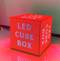 Schermo LED a Cubo P2.5 per Interni, Display a Colonna a Colori Completi, Schermo Cubico Digitale GOB con Controllo Wireless e Wi-Fi Facile