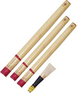 Ensemble de cannes en bois Obexa pour basson, son traditionnel, sélectionnées à la main, ton chaud, prêtes à l'emploi, pour basson et ténor, avec étui personnalisé - Product Image 2