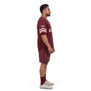 Camiseta de Fútbol Americano Personalizada Sublimada 100% Poliéster Transpirable con Nombre del Equipo, Fabricante OEM, Uniforme Masculino de Manga Corta - Product Image 3
