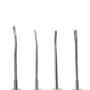 Ensemble de 8 élévateurs manuels de racines pour chirurgie buccale, extraction dentaire, réutilisables, autoclavables, instruments dentaires certifiés CE - Product Image 5