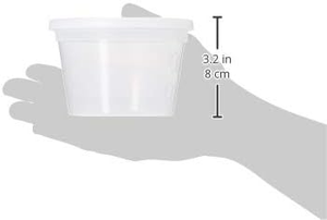 Contenedores Desechables de Plástico PP de 16 oz para Almacenamiento de Alimentos, Herméticos, con Tapas, 48 Unidades, para Fiestas, Diseño Moderno, Aptos para Congelador - Product Image 6