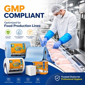 LICK L7212 Lingettes dégraissantes pour cuisine certifiées SGS, haute absorption d'huile et d'eau, en pâte de bois et polyester, fabriquées à Taïwan pour les ateliers - Product Image 5
