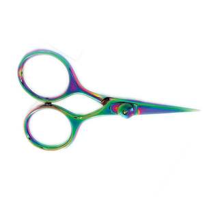 Ciseaux de pêche à la mouche en acier métallique revêtu de couleur titane, légers et durables, avec vis réglable - Product Image 3