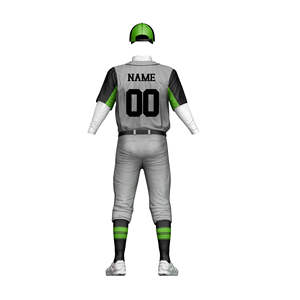 Ensemble d'uniformes de baseball personnalisés pour hommes et jeunes, maillot et pantalon de baseball sublimés, uniforme d'équipe, uniforme de baseball professionnel OEM - Product Image 2