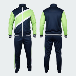 Ensemble de survêtement à capuche vert foncé pour homme, manches longues, couleur unie, décontracté, pour l'automne, coupe classique avec poches latérales et fermeture éclair - Product Image 3
