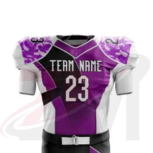 Uniforme de football américain de style moderne avec service OEM, tenue d'équipe, uniforme de football américain fabriqué en 100 % polyester - Product Image 4