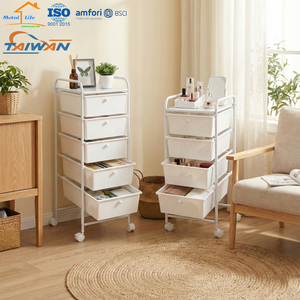 รถเข็นเก็บของพลาสติก 4 ชั้น แบบหนา ทนทาน ผลิตในไต้หวัน อเนกประสงค์ สำหรับสปา ร้านเสริมสวย โรงเรียน - Product Image 6