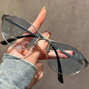 Y2k Future Technology Style Cat Eye Sunglasses for Women 2025 New American Style Spicy Girl UV Resistant Sunglasses <b>Sunscreen</b> - Product Image 6