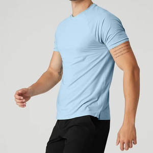 Camisetas Personalizadas de Lana Merino de Alta Calidad, Manga Corta, Cuello Redondo, Corte Ajustado, para Correr, Deportes, Gimnasio, Hombre, Impresión Personalizada, 100% Lana Merino - Product Image 4