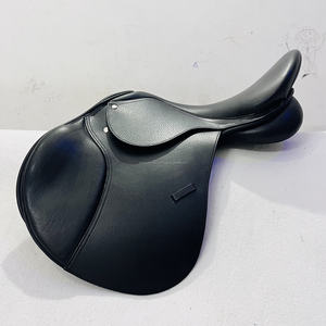 Selle de saut tout usage écologique Selle d'endurance en cuir véritable fabriquée en Inde - Product Image 1