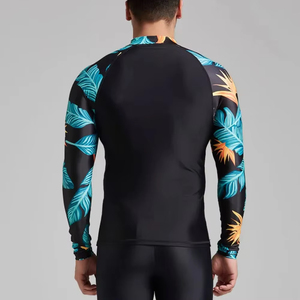 Rashguard léger à manches longues imprimé par sublimation pour homme – Idéal pour le sport, le fitness, la course et l'entraînement en salle de sport - Product Image 2