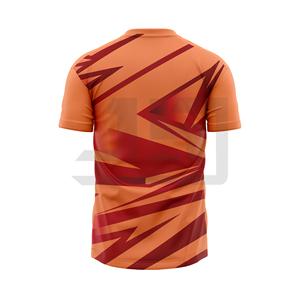 Maillot de football JAMEZ SPORTS haute performance 100% coton respirant à séchage rapide antibactérien col en V unisexe pour sports d'équipe en plein air - Product Image 4