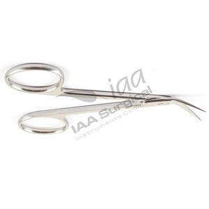 Ciseaux manuels en acier inoxydable de qualité médicale TC Gold Iris, 11,5 cm, instrument chirurgical de haute qualité, tranchant, ensemble d'instruments chirurgicaux CE - Product Image 5