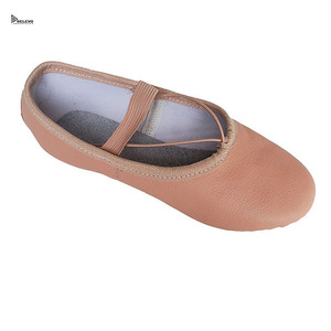 Chaussons de danse en cuir véritable à semelle souple, légers, flexibles et confortables pour l'entraînement unisexe – Vente en gros - Product Image 4