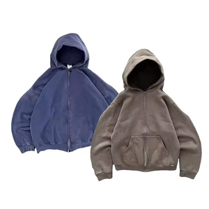 Sweat-shirt à capuche en molleton de coton de haute qualité, épais, personnalisable, fabrication OEM - Product Image 5