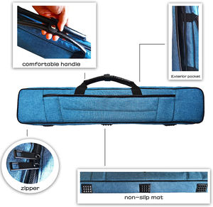 Nouvelle housse de queue de billard de haute qualité et grande capacité avec tissu durable, sac de snooker pour queues et fers, vente en gros, conception personnalisée, sac de queue OEM - Product Image 4