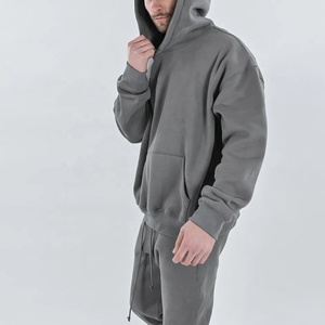 Sudaderas personalizadas de talla grande, sudaderas gruesas de forro polar al por mayor, sudaderas de algodón lisas al por mayor, personalizadas. - Product Image 4