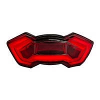 Sistema de Iluminación para Motocicleta MOFUNS con Luz Trasera LED Integrada y Lente Ahumada, Certificado E-mark para Multistrada V4 2021~