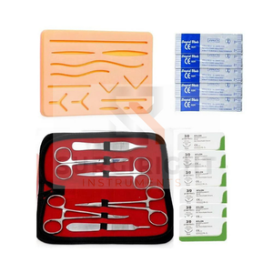 Steel & Metal Suture Practice <b>Kit</b> with Silicone Pad | <b>Suturing</b> Training <b>Kit</b> for Medical Students and Nurses by Blush Surgical - Product Image 4