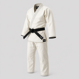 Uniforme de BJJ para Niños RITS, Blanco, de Algodón Transpirable, Corte Regular, de una Pieza, Ropa de Artes Marciales para Niños, Precio al por Mayor Económico - Product Image 2