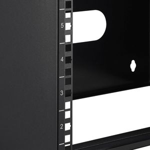 Rack di rete a parete 18U, 42U, portata massima 22,68 kg, profondità 19 pollici, con dadi per rack server, spazio 6U, profondità 14 pollici/355,6 mm, montaggio a parete - Product Image 6