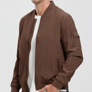 Veste bomber sportive de fabrication professionnelle, faible MOQ, design haut de gamme, respirante, séchage rapide, vestes bomber pour hommes en vente - Product Image 6