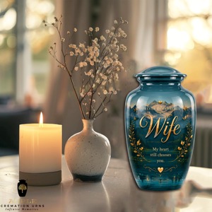 Urna Funeraria para Esposa Adulta con Color Personalizado y Diseño Ecológico, Capacidad de 220 Pulgadas Cúbicas - Product Image 6
