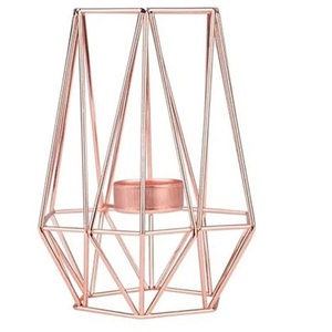 Porte-bougie en métal et verre au design moderne, porte-bougie au design unique, porte-bougie pour Noël et les mariages, article d'utilisation quotidienne - Product Image 5