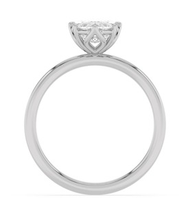 Superbe bague en or rose 10 carats avec diamant de laboratoire taille marche verticale marquise de 2,00 carats au total - Product Image 4