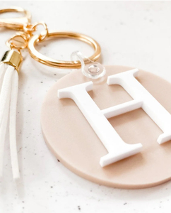 Porte-clés lettre de l'alphabet en plastique acrylique-Expression personnelle personnalisable durable Cadeaux uniques Utilisation quotidienne Présenter votre - Product Image 6