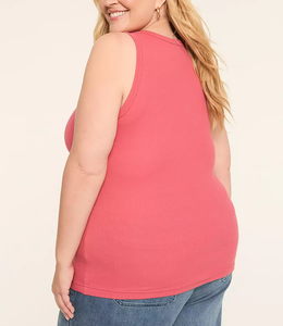 Camisetas sin mangas acanaladas con cuello en V para mujer, talla grande, de alta calidad, estilo racerback, para fitness muscular, servicio OEM 2026 - Product Image 2