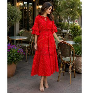 Vestido Bohemio al por Mayor a Precio Accesible, Verano 2026, Nuevo Modelo de Moda, Vestido de Lino para Vacaciones en la Playa para Mujer - Product Image 1
