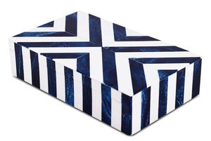 Caja Organizadora de Recuerdos de Lujo con Incrustaciones de Resina, Cofre de Almacenamiento Decorativo Hecho a Mano, Joyero Premium para Decoración Interior Moderna - Product Image 2