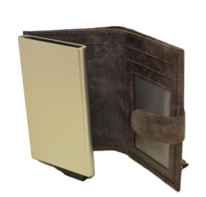 RFID Blocking Leather <b>Men</b> <b>Wallet</b> Genuine Leather Credit Card Holder <b>Coin</b> <b>Wallet</b> Soft Leather <b>Men's</b> Business <b>Wallet</b> - Product Image 4