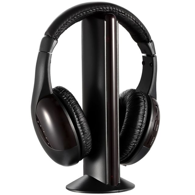 HiFi Over Ear Headsets with Wireless RF Transmitter Receiver On-Ear & Over-Ear HiFi Wireless RF Headphones
