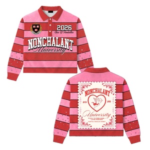 Sudadera Personalizada con Lavado Ácido de Manga Larga para Hombre, Estilo Hip Hop, Streetwear Vintage, 100% Algodón, Corte Holgado, Impresión DTG - Product Image 6