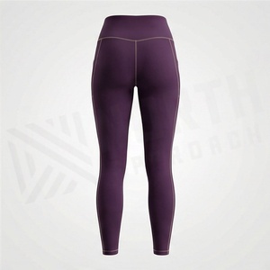 High Waisted Yoga Leggings Custom Logo Womens Scrunch Butt Seamless Pants Workout Fitness Gym Activewear Sports Gear - Product Image 2