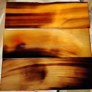 Mixed Color Handmade Water Buffalo Horn Scale Plate Luxury Craft Accessories Slabs Natural Color Variants OEM Available for - Product Image 4