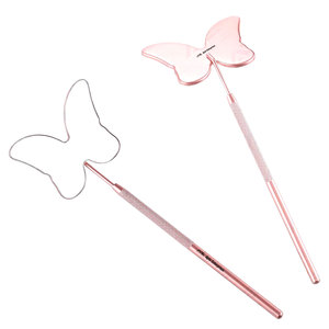 Miroir d'inspection portable pour cils effet papillon, anti-déformation, outil de beauté pour la racine des cils, outil d'inspection de maquillage - Product Image 1