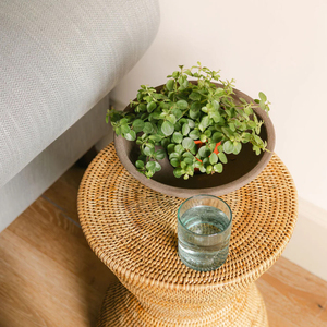 ผู้ผลิตสตูลหวายทำมือขายส่ง โต๊ะข้างหวายสานธรรมชาติ เฟอร์นิเจอร์สำหรับห้องนั่งเล่น - Product Image 4