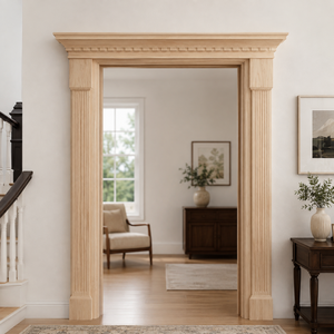 Molduras de Madera Ranuradas Modernas, Ecológicas y Duraderas, Paneles de Moldura para Muebles, Marcos de Puertas, Alféizares de Ventanas y Construcción - Product Image 4