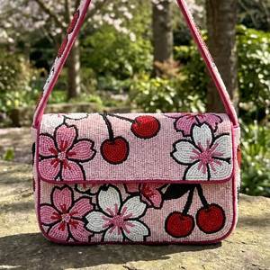 Bolso de Hombro de Lujo Hecho a Mano con Cuentas para Mujer, Ideal para Fiestas y Eventos, Regalo, Bolso de Mano Bordado Azul Marino Estilo Yate, Bolso de Mano Tipo Clutch, Venta al por Mayor - Product Image 5