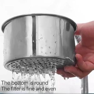 Panier égouttoir en acier inoxydable pour évier, filtre de vidange de cuisine, passoire au design élégant pour un drainage efficace - Product Image 3