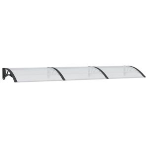 Toldo de policarbonato ABS y aluminio negro y transparente para protección solar exterior - Product Image 2