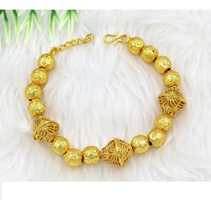 Bracelet Classique Haute Qualité Mode Plaqué Or Bracelet Pour Femmes En Gros Plaqué Or Bijoux Large Épais Bracelet - Product Image 2