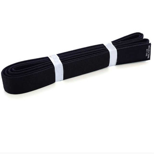 Ceintures de Karaté et Taekwondo de Haute Qualité en Gros – Ceintures de Grade Noires, Jaunes, Rouges, Blanches, Couleurs ITF avec Logo Brodé - Product Image 2