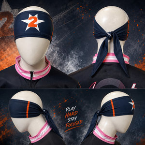 Custom Tactical Sports Wear <b>Headbands</b> Team Uniform Accessories Artwork Designing Brand Logos Team Names Sublimation 100% - Product Image 4